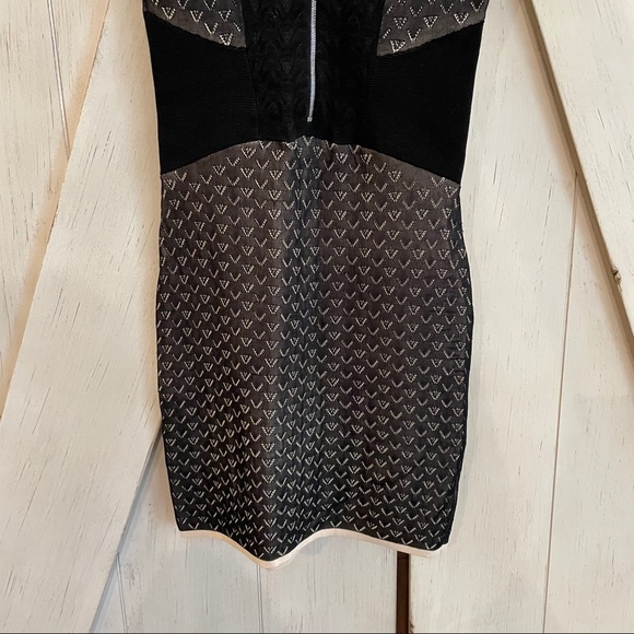 rag & bone Zip Down Black Sleek Fitted Dress XS - Picture 4 of 7